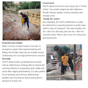 مثقاب صخور بنزين YN27C Pionjar120 موديل 2021 للحفر والتكسير - Product Image 5