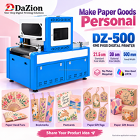 Printer Inkjet Digital Dazion DZ-500 Baru Langsung dari Pabrik, Lebar Cetak Opsional 30cm, Sistem Dye One Pass untuk Kartu Pos, Bookmark, dan Kertas