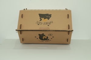 เตียงสัตว์เลี้ยงกระดาษลูกฟูกสำหรับแมวและสุนัข - Product Image 6