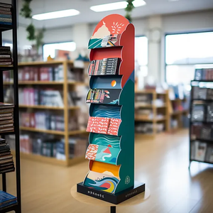 Bán Lẻ các tông đóng gói thực phẩm sàn hiển thị đứng Giấy gợn sóng thực phẩm các tông hiển thị kệ cho bữa ăn nhẹ - Product Image 5