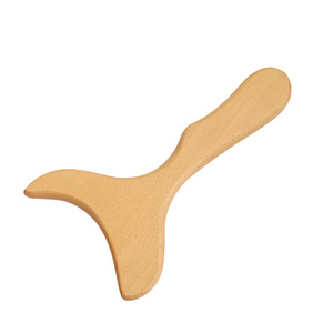 Rodillo de Masaje de Madera de Haya, Palo de Masaje, Tabla de Gua Sha, Copa de Terapia de Madera, Dispositivo de Masaje con Cabeza de Hongo, Set de Masaje - Product Image 2