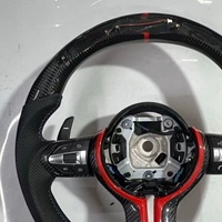 Setir Kulit Serat Karbon Smart LED M Sport untuk BMW E90 E92 E70 F30 F10 M2 M3 M4 M5 M6 X5 F20 F31 Kualitas Tinggi