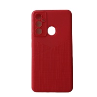 Coque de Téléphone Anti-choc en TPU Texture Tricotée pour Tecno Infinix Itel