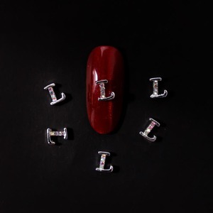<span class=keywords><strong>Uñas</strong></span> de plata mayúsculas en inglés cartas con diamantes de imitación viejo alfabeto inglés A-Z 26 Uds decoración del arte del clavo de DIY <span class=keywords><strong>para</strong></span> las mujeres - Product Image 6