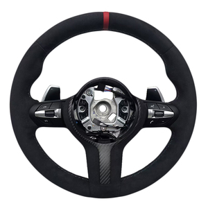 Volant de direction en Alcantara rouge de qualité supérieure, très demandé, pour BMW Série 5 F30 F10 F32 F90 F80 F82 F87 - Product Image 1