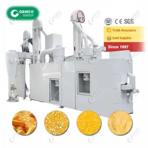 Integrated Maize Corn Complete Commercial Grits Making Machinery for Small Large Scale Flour Milling Manufacturing Processing