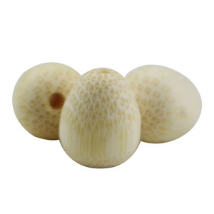 Gold <b>Thread</b> Bamboo Scattered <b>Beads</b> 8x9mm Water Drop Shape For DIY Jewelry Making Beading Supplies - Product Image 5