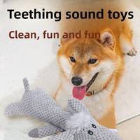 Jouet pour chien en peluche, interactif, mignon et durable, pour l'entraînement, motifs Lion, Éléphant, Loup