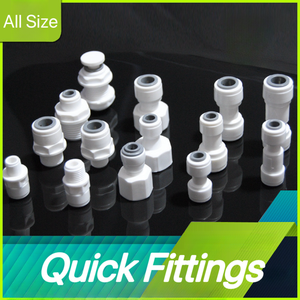 3/8 "1/4" 1/2 "OD nam khuỷu tay nhanh chóng kết nối nhanh chóng kết nối đẩy vào để kết nối ống nước phù hợp lắp ống RO phù hợp - Product Image 2
