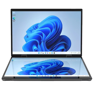 Hot Sales <strong>2</strong> in <strong>1</strong> 14.+14&quot; Dual Touch Screen Intel N95 3.40 GHz RAM 16G 5000mAH Battery <strong>Notebook</strong> for Game Study Touch Pc Laptops - Product Image 1