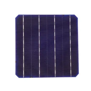 Mono Fotovoltaik Sel Surya Silikon 21% - 21.8% 3bb 4bb 5BB Silicon Wafer Solar Cell
