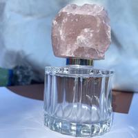 Bouchon de flacon de parfum en pierre naturelle, directement de l'usine, en jade, cristal, marbre, aromathérapie haut de gamme, luxe léger, multicolore, géométrique