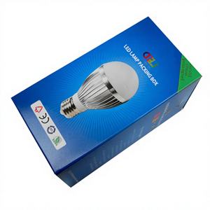 Boîte en papier pour l'emballage des ampoules en gros |   Boîte en papier recyclable écologique pour lampes LED et lampes à économie d'énergie - Product Image 1