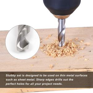 ชุดดอกสว่านเจาะไม้ Apextech Apt-8 DIN338 HSS M2 แบบก้านตรง/ก้านกลม ปลายเจียรเรียบ สำหรับงานไม้ - Product Image 4