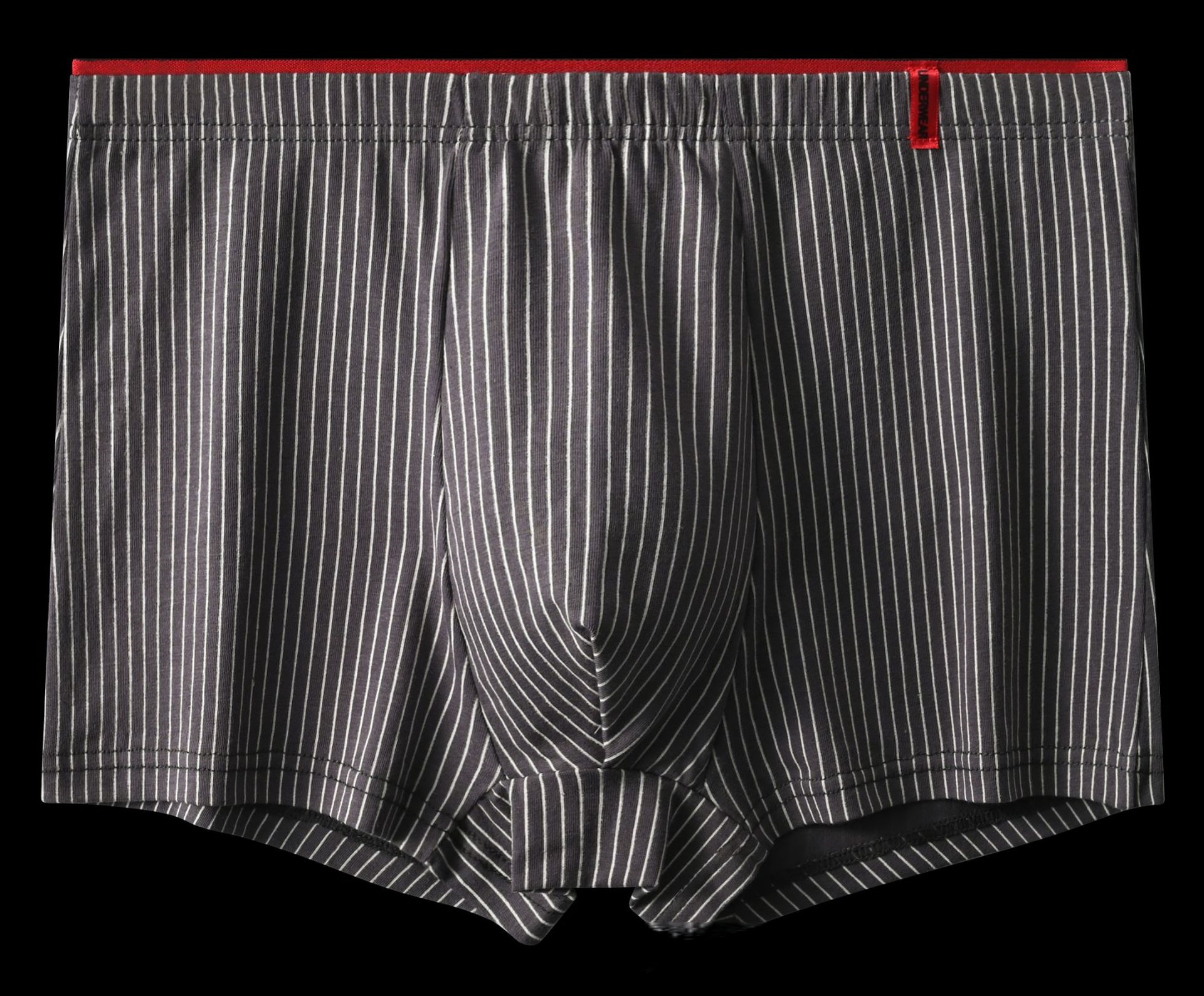 Gris foncé bordé de rouge