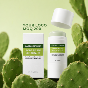 Baume Visage Cactus Tendance Actuelle au Squalane et Acide Hyaluronique – Hydratant, Raffermissant, <span class=keywords><strong>Anti</strong></span>-rides, Estompe les Taches Brunes – Non Testé sur les Animaux - Product Image 3