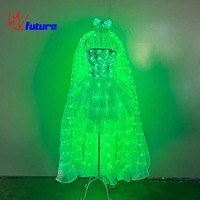Vêtements de danse Pixel Light LED Performance Wear Robe de danse LED Spectacle laser Robe de danse Tron Vêtements de danse exotiques Carnaval