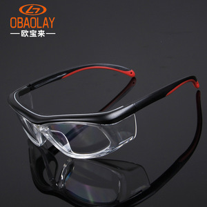 แว่นตานิรภัย OBAOLAY แบบเต็มกรอบ โพลีคาร์บอเนต ป้องกันฝ้า TR90 สำหรับงานก่อสร้าง - Product Image 3