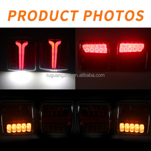 ไฟสัญญาณแม่เหล็กไร้สาย TGZ Auto LED สำหรับรถบรรทุก 7 พิน IP67 มาตรฐานยุโรป ไฟภายนอก - Product Image 6