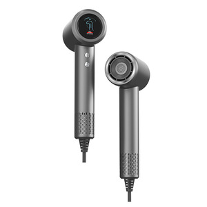 Sèche-cheveux sans lame haute vitesse avec écran d'affichage, moteur sans balais, protection thermique ionique pour un séchage rapide, usage domestique - Product Image 2