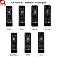 Control Remoto por Voz con Retroiluminación de 7 Colores y Teclado Táctil Mini T16 de Primera Calidad para Laptop, Android Box, STB