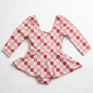 Robe barboteuse à manches longues pour tout-petits Ruidian personnalisée, imprimée pour la Saint-Valentin, en bambou, avec boutons, pour les enfants de 0 à 3 ans - Product Image 1