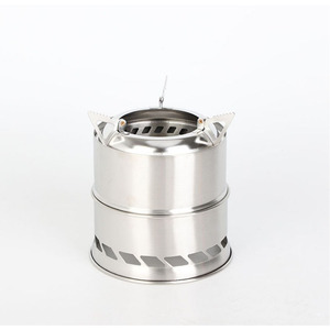 Venta al por mayor <span class=keywords><strong>de</strong></span> acero inoxidable ultraligero portátil <span class=keywords><strong>Mini</strong></span> horno <span class=keywords><strong>de</strong></span> madera al aire libre Camping Picnic estufa <span class=keywords><strong>de</strong></span> Alcohol solidificado - Product Image 3