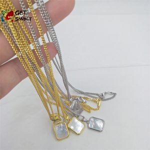 GETSMART GSC-WNJ-Square Mini Tag, Opción de Regalo, Collar NFC Programable, Historiales Médicos, Lectura con un Toque, Contacto de Emergencia - Product Image 1