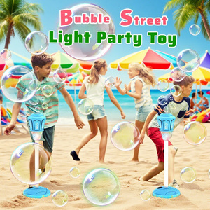 Machine à bulles automatique avec lumières et musique, pour fêtes, anniversaires, mariages, enfants en bas âge, jouets d'extérieur - Product Image 2