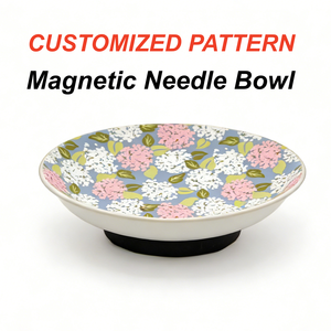 Magnetische Schüssel 4 Zoll Nadelhalter Nähwerkzeug Nadelmagnet Metallplatte mit Seitenmagnet Magnetschüssel Magnetischer Nadelhalter - Product Image 5
