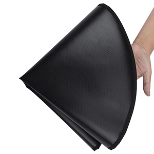 Outdoor 36' Inch Round Black Silicone Fiberglass Heat-Resistant Fireproof Bondire <strong>Fire</strong> Pit <strong>Mat</strong> - Product Image 4