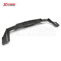 Diffuseur arrière de style V en fibre de carbone sèche pour BMW G87 M2 Coupé, lèvre de pare-chocs, pièces automobiles, amélioration, séparateur de becquet arrière