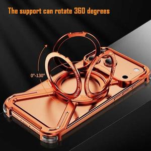 NOUVEAU 2026 pour iPhone 17 Series – Coque de protection haut de gamme en alliage de titane minimaliste avec support rotatif à 360° et anneau magnétique - Product Image 4