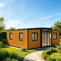 Maison conteneur extensible étanche FLKT en kit, garantie 2 ans, directement de l'usine, maisonnette préfabriquée moderne