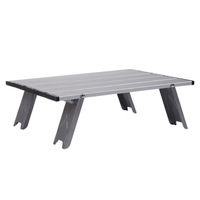 Mini table d'extérieur portable ultra-légère en alliage d'aluminium Petite table de loisirs pliante