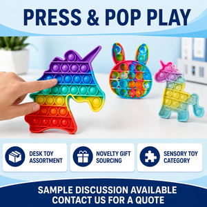 Jouet anti-stress en silicone pop-up coloré en forme de rat, pour enfants et adultes, vente en gros - Product Image 5