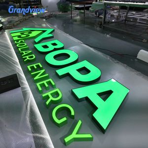 Letreros Comerciales 3D para Exteriores, Letreros Acrílicos con Logotipo de Tienda, Letras de Canal Iluminadas con LED, Letreros Electrónicos - Product Image 2