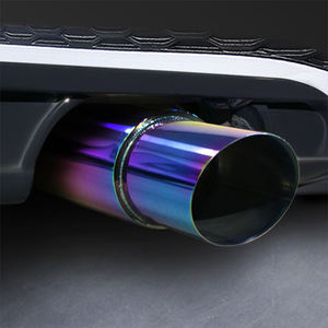 Usine d'échappement universel 2 pouces embouts de silencieux d'échappement de voiture tuyaux systèmes d'échappement en acier inoxydable de haute qualité - Product Image 2