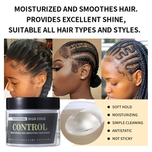 <span class=keywords><strong>Booster</strong></span> les bords Best for de marque privée pour le contrôle des bords Cire capillaire 4C à fixation douce personnalisée <span class=keywords><strong>Gel</strong></span> de tressage à l'huile d'olive Crème végétalienne pour femmes - Product Image 5