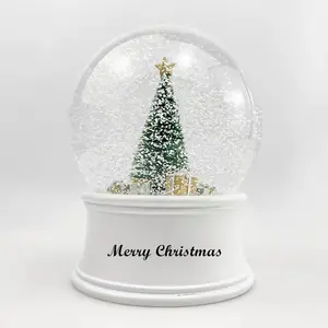 Bola de nieve personalizada, bola de nieve personalizada, regalo de Navidad único, globo de nieve de resina de alta calidad con diseño personalizado de poliresina