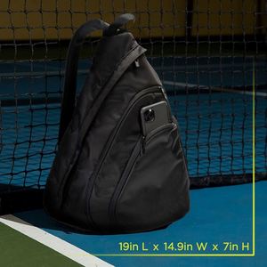 Free Sample Fashion Travel Polyester Pickleball <b>Bag</b> Triangle Pickleball <b>Bag</b> for <b>Men</b> Women - Product Image 2