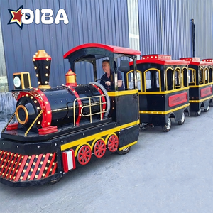 Tren de Paseo Diésel Personalizado para Negocios, sin Rieles, con Efecto de Humo Inodoro, para Centros Comerciales - Product Image 3