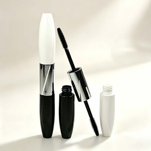 Tube de mascara vide double embout 2-en-1 en gros, conteneur de mascara vide incurvé avec double brosse pour l'emballage de maquillage des cils - Product Image 1