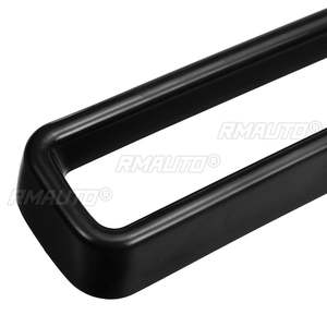 Kit de 2 grilles de calandre avant en fibre de carbone pour Dodge Challenger 2015-2020, noir, bleu, rouge, jaune - Product Image 5