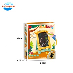 <strong>Dinosaur</strong> Multi-Functional Adjustable Cartoon Wipe-Writing Board for Kids, Plastic <strong>Painting</strong> Educational Children'S Drawing Board - Product Image 6