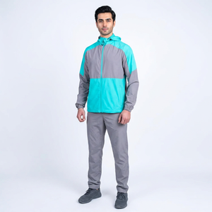 Hot sale Contrasting colors New fashion Men Windbreaker Jacket durable fabric <b>top</b> trend cheap rate windbreaker jacket for men - Product Image 1