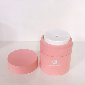 Venta caliente 30ml 50g Blanco Negro Esmerilado Impreso Bomba sin aire Frasco de crema al vacío para crema hidratante - Product Image 4