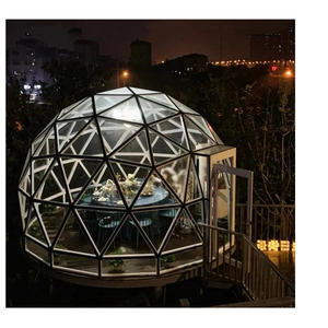 Nuevo diseño de lujo moderno extraíble 25m plexiglás cristal azul cúpula de cuatro estaciones tienda para fiestas de <span class=keywords><strong>conciertos</strong></span> eventos - Product Image 6