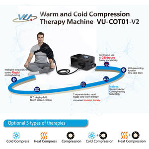 Mesin kompresi dingin tanpa es, sistem terapi kompres panas otomatis dengan kontrol sentuh LCD untuk menghilangkan nyeri bahu - Product Image 5