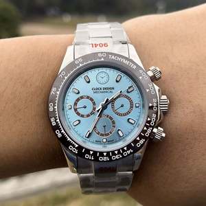 Nuevo Reloj de Pulsera Cronógrafo Automático Mecánico para Hombre, Caja de Acero Inoxidable 904L con Cristal de Zafiro, 40 mm, Movimiento 7750 4130 - Product Image 2